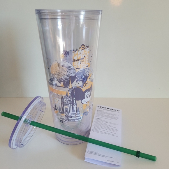Starbucks Disney Parks WDW 50th Anniversary Vault Collection Venti Tumbler Retro - Picture 6 of 7